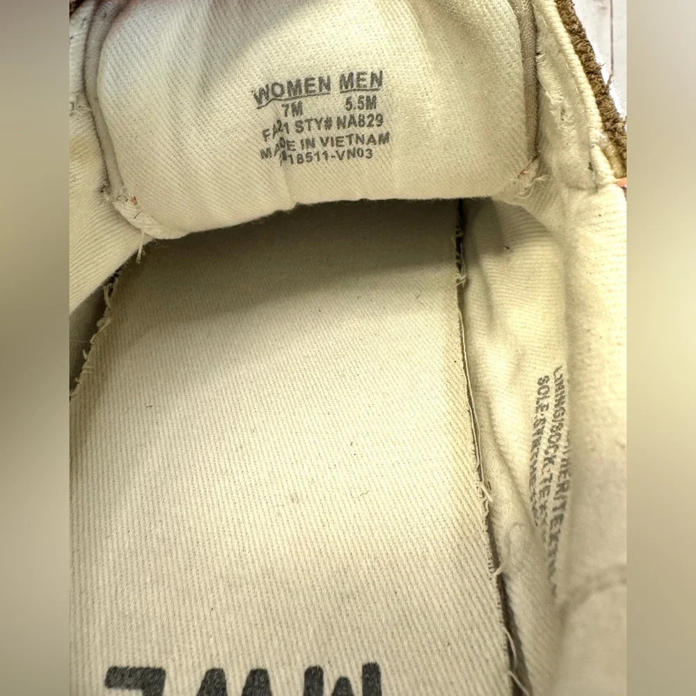 Madewell Kickoff Trainer In Ripstop Nylon & Leather Size 7M - Picture 7 of 8